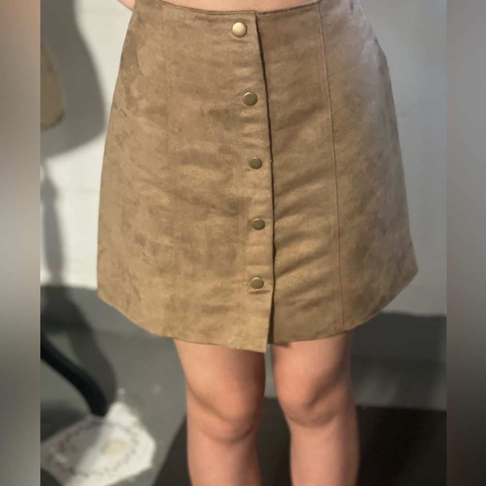 Gap Faux Suede Mini Skirt